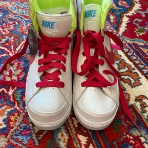 Nike, Size 11 Pink and White High-tops.